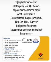 Atık Kahveden Enerjiye: TÜBİTAK 3501 Desteği Alan Yenilikçi Proje