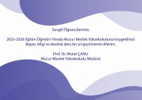 Mucur Meslek Yüksekokuluna hoşgeldiniz!
