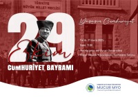 Cumhuriyetimizin İlanının 102. Yıl Dönümünü, Milletçe Duyduğumuz Büyük Bir Gurur ve Coşkuyla Kutluyoruz