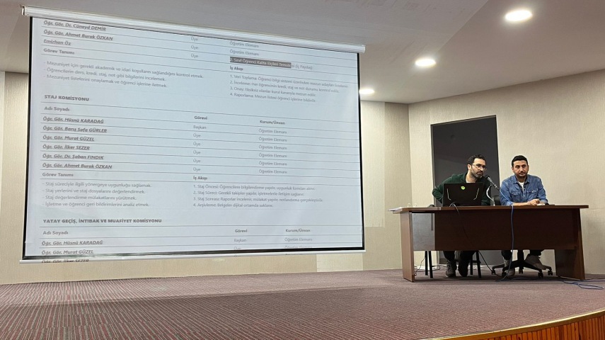 MEDEK Süreci Bilgilendirme Toplantısı Düzenlendi