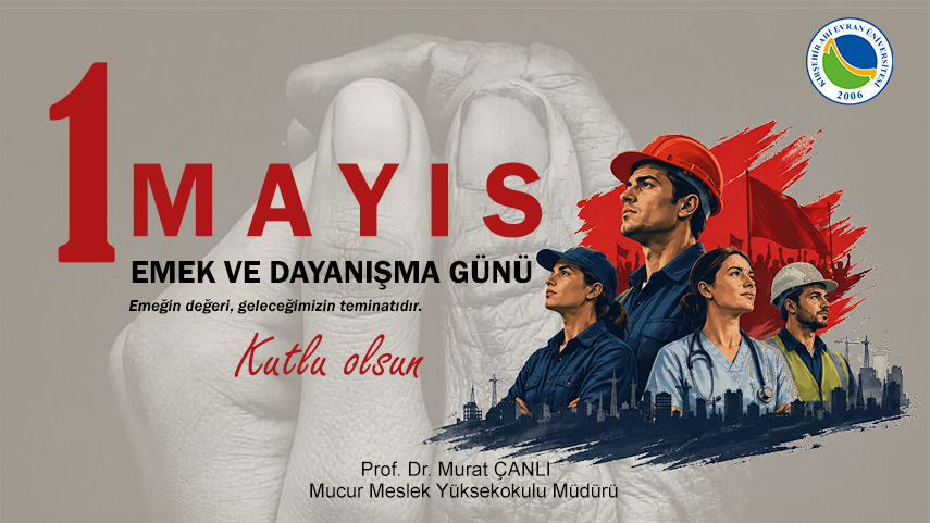 1 Mayıs Kutlama Mesajı