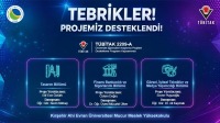 TÜBİTAK 2209-A Kapsamında Üç Projemiz Desteklenmeye Hak Kazandı
